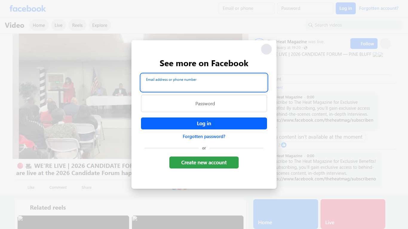 🔴🎥 WE’RE LIVE | 2026 CANDIDATE FORUM — PINE BLUFF 🎥🔴 We are live at the 2026 Candidate Forum happening now at the William Townsend Elks Lodge in Pine Bluff. Community members are gathering to hear directly from candidates for: • County Judge • Sheriff • U.S. Senate (Democratic Primary) This is an important opportunity for voters to engage, ask questions, and become informed about the future of Jefferson County and beyond. Stay with The Heat Live for continued coverage throughout the evening. #Th